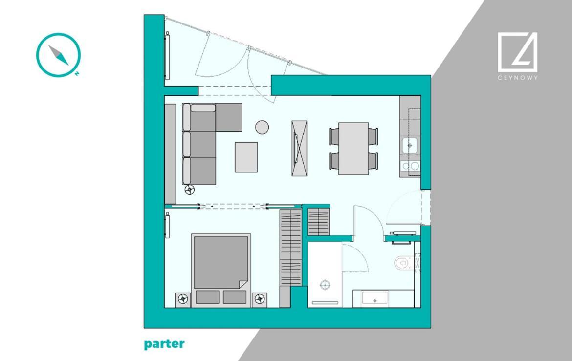 Apartamenty C4 Ceynowy Sopot Dış mekan fotoğraf